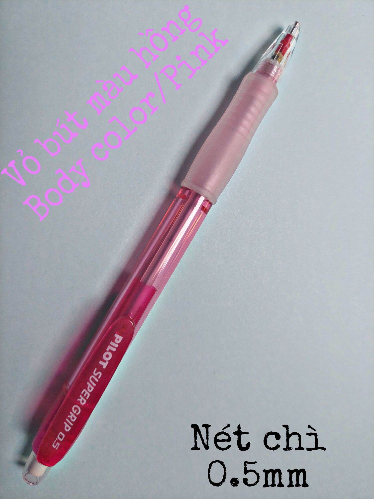 Bút chì bấm cao cấp Pilot H-185-2B (Super Grip/0.5m) . Made in Japan