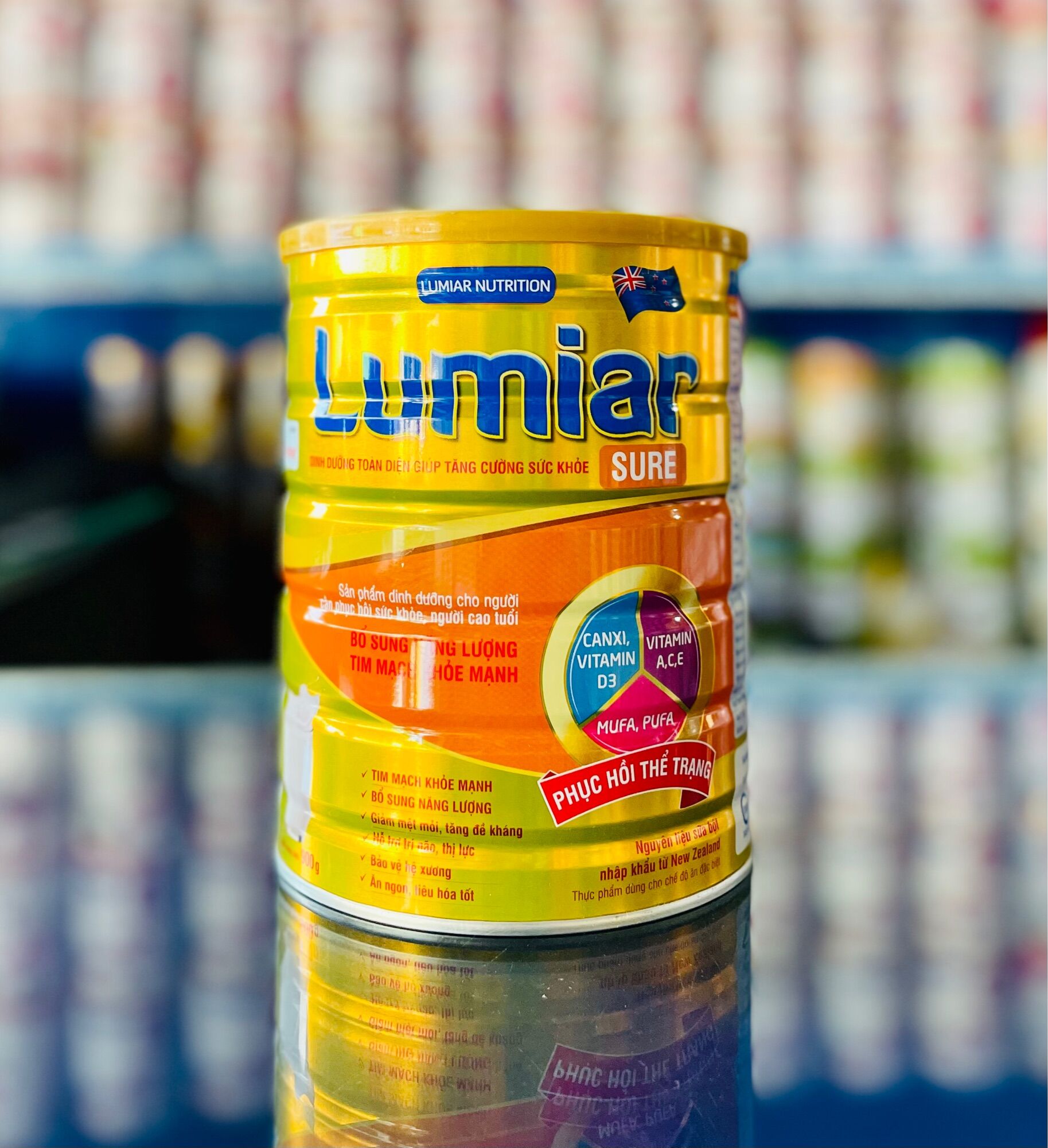Sữa bột Lumiar Sure, Dinh dưỡng cho người cần phục hồi sức khỏe