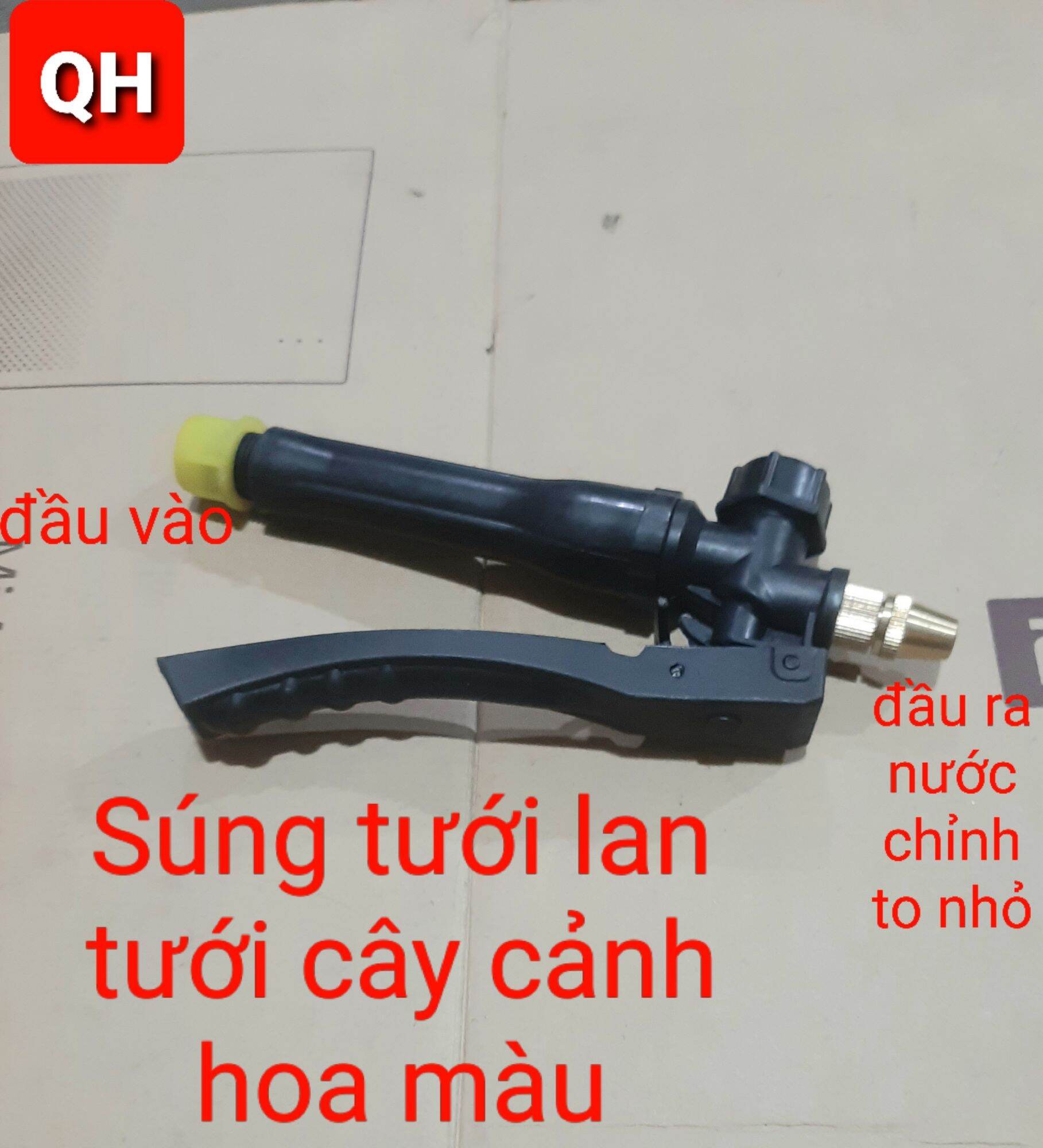 Súng xịt máy rửa xe mini 12v - súng tưới lan , tưới cây cảnh , phun xịt cây nông nghiệp