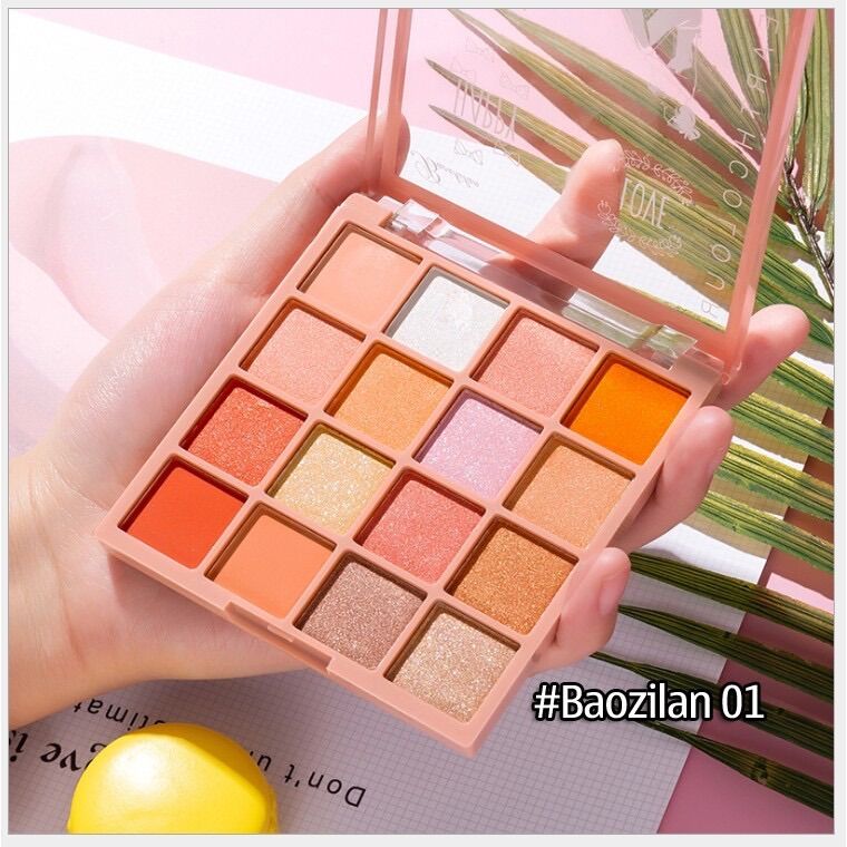Bảng Phấn Mắt Tutu KAQI vs Baozilan 16 Màu
