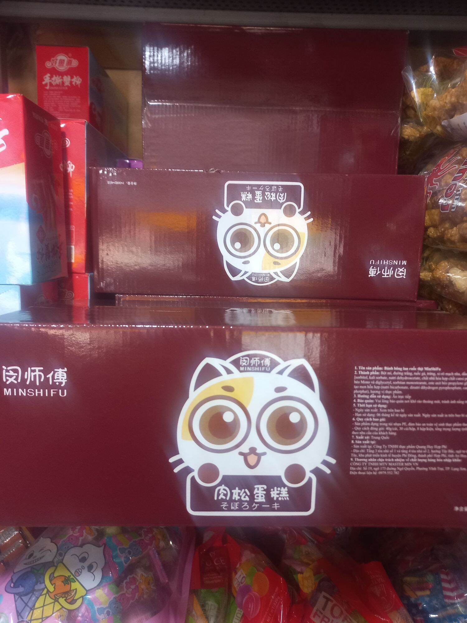 Bánh ruốc gấu hộp ,30cai