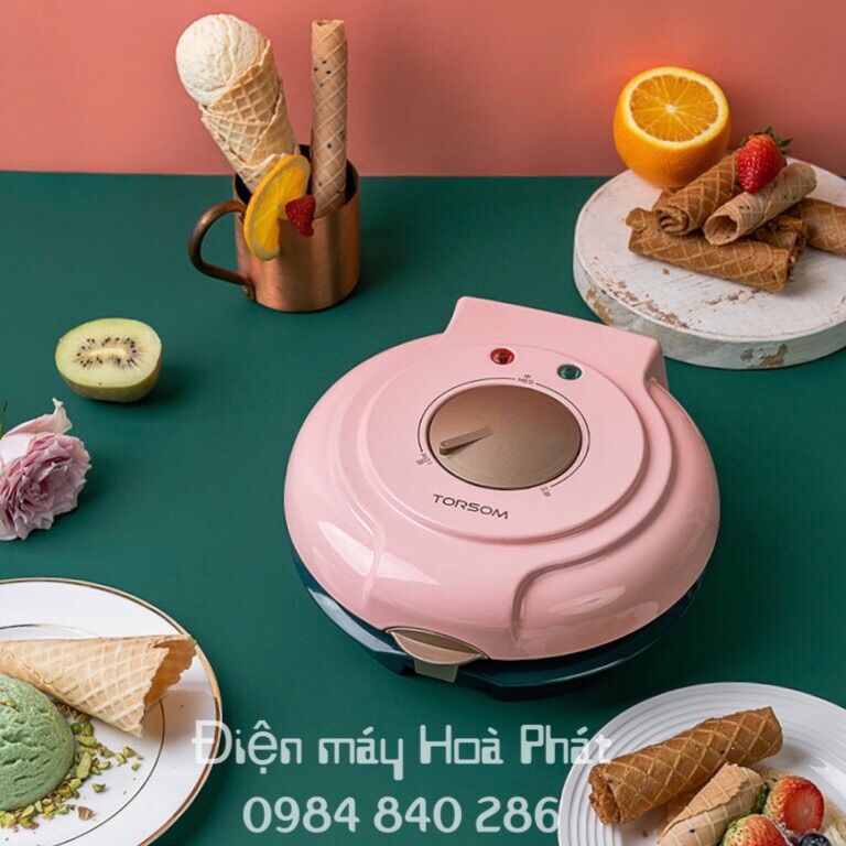 Máy làm bánh ốc quế Torsom