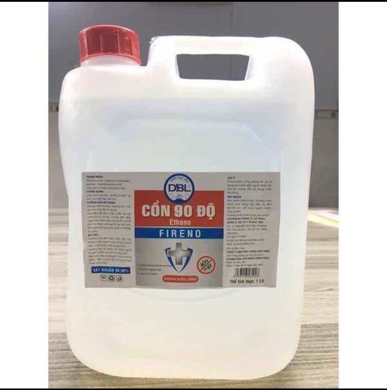 Cồn 70 Độ - Cồn Y Tế Sát Khuẩn Can 5 Lít