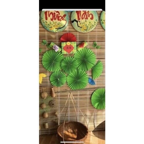 Set 12 món mini trang trí decor , có mành , không mành