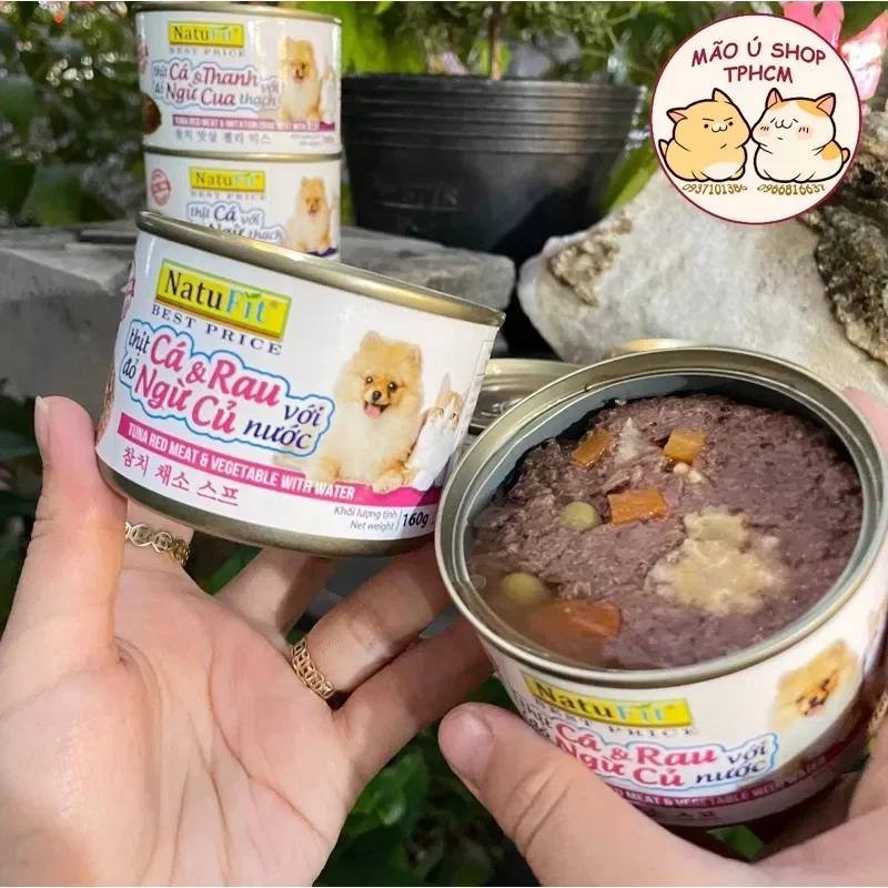 [COMBO 12 - 48 LON 160G] PATE NATUFIT CHO CẢ CHÓ VÀ MÈO