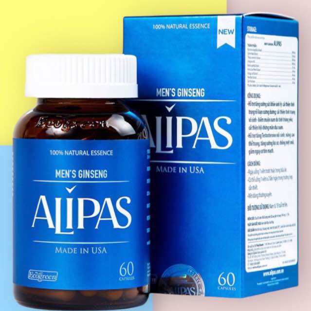 SÂM ALIPAS 60 VIÊN GIÚP TĂNG CƯỜNG SỨC KHOẺ TOÀN DIỆN CHO NAM GIỚI CHÍNH HÃNG