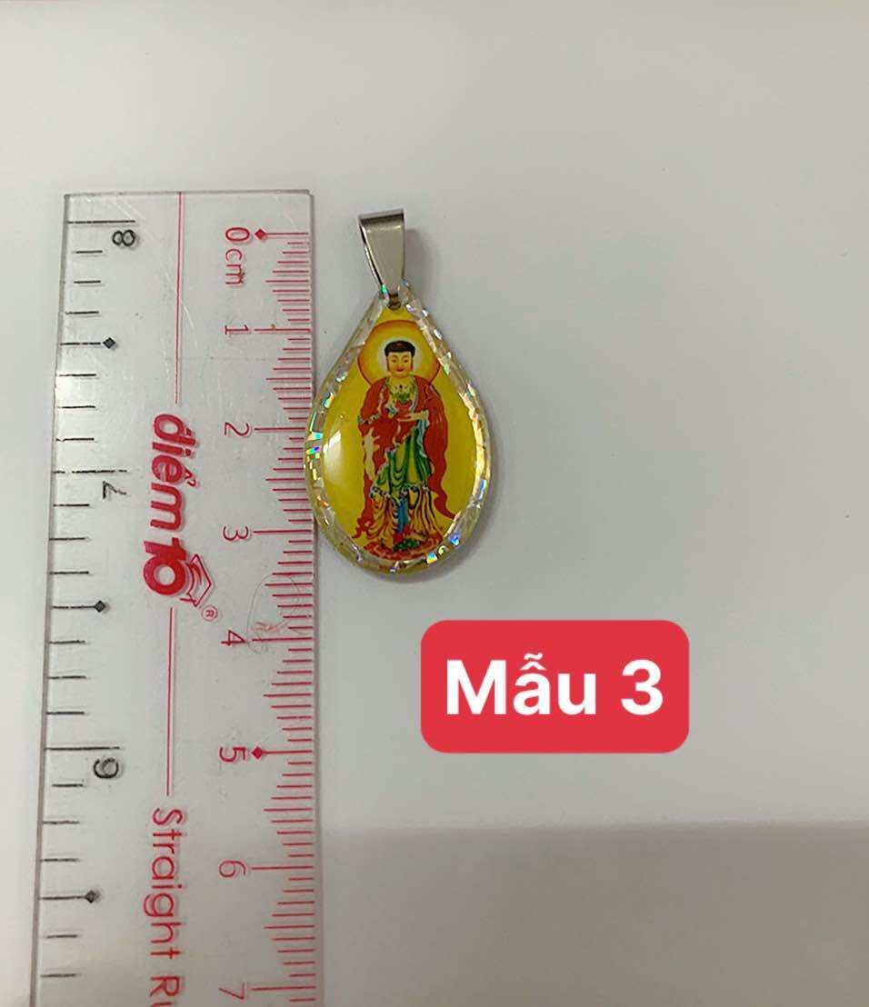 Mặt dây chuyền phật quan âm nhựa