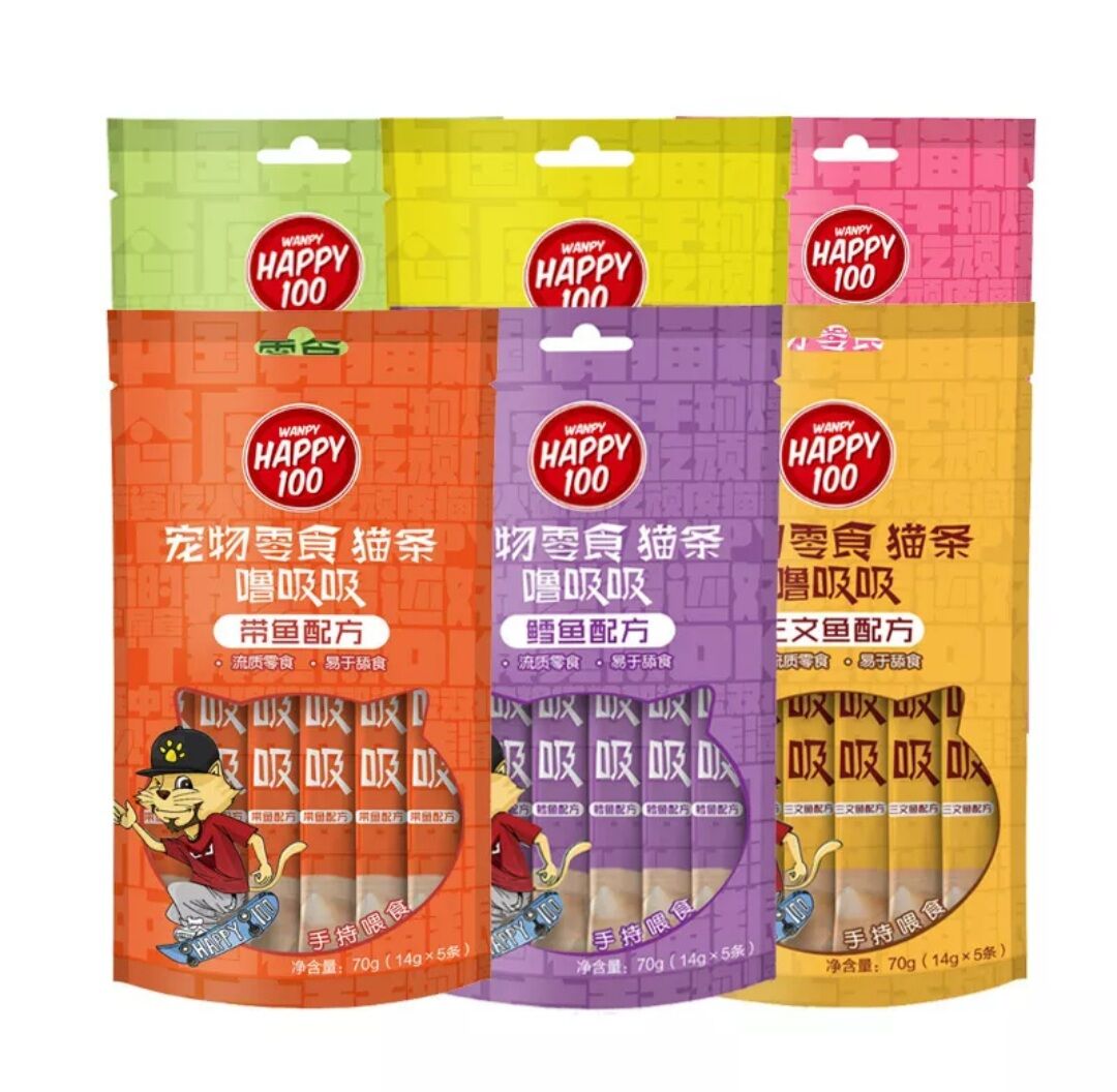 Súp thưởng cho mèo wanpy happy100