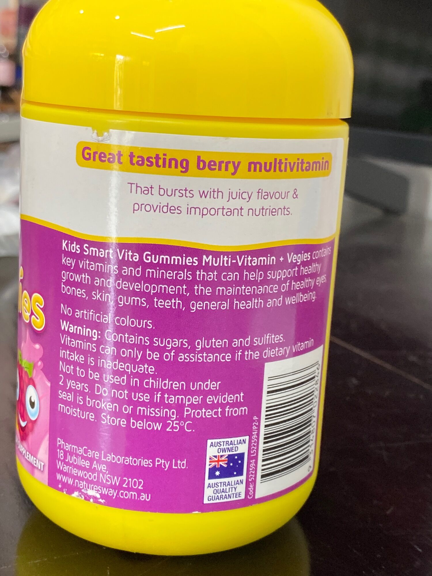 Vita gummies kids smart 120v Úc