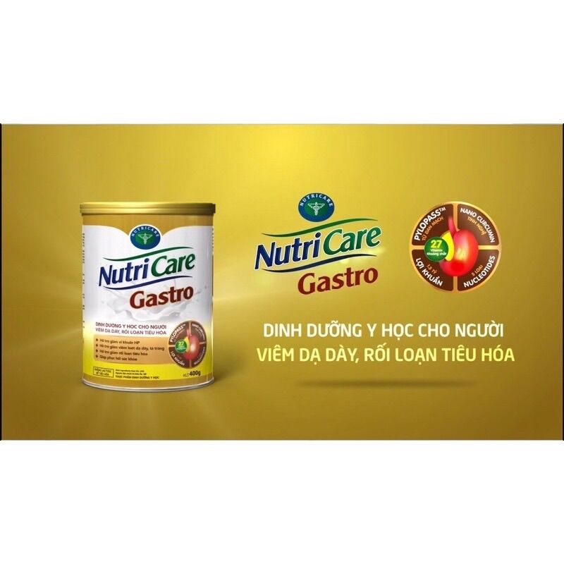 Sữa bột Nutricare Gastro lon 900g