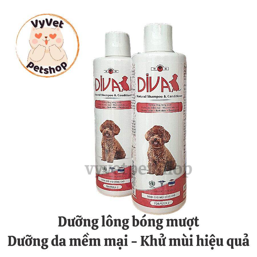 Sữa tắm khử mùi, dưỡng lông DIVA hồng 400ml