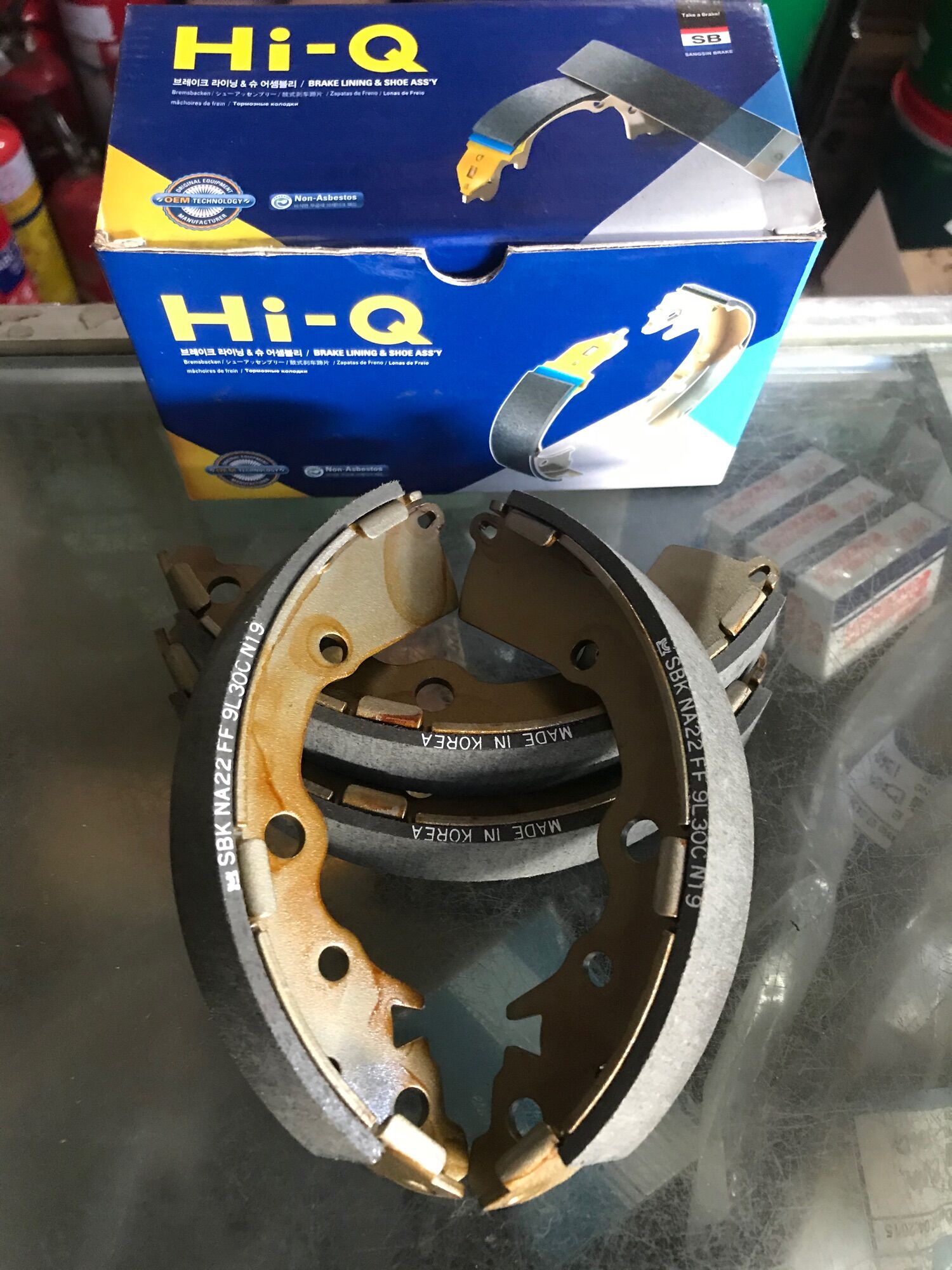 Bố thắng càng sau kia morning 2012-2019 hi-q made in korea