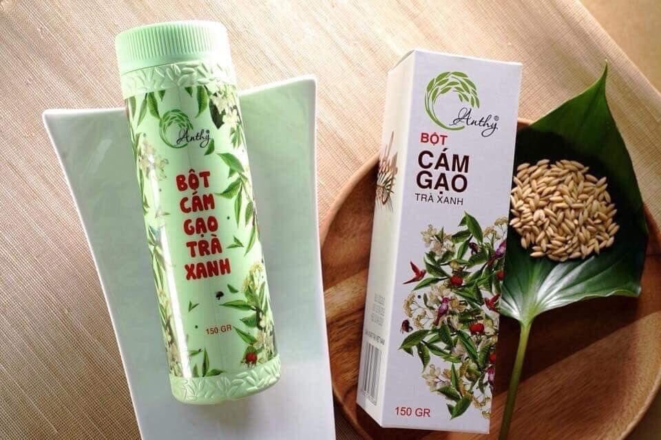 Bột Cám Gạo Trà Xanh Anthy ( Date Mới )