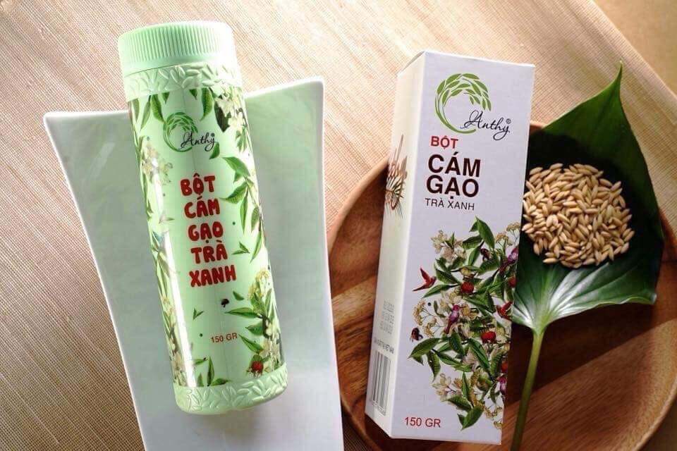 Bột Cám Gạo Trà Xanh AnThy ( Date mới )
