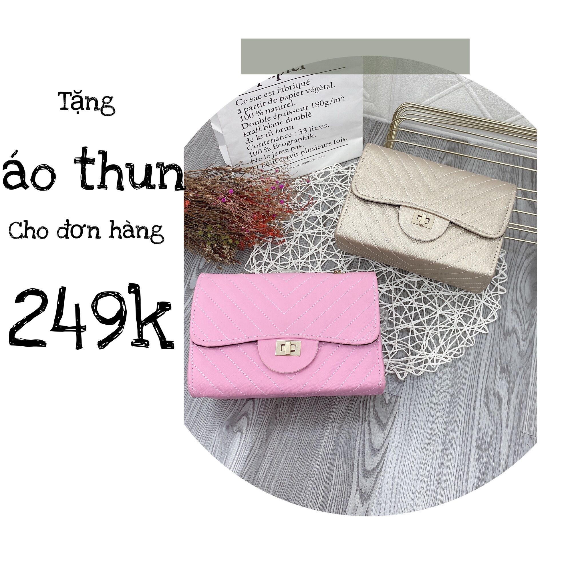 Ảnh thật video túi xách nữ/ túi đeo chéo nữ