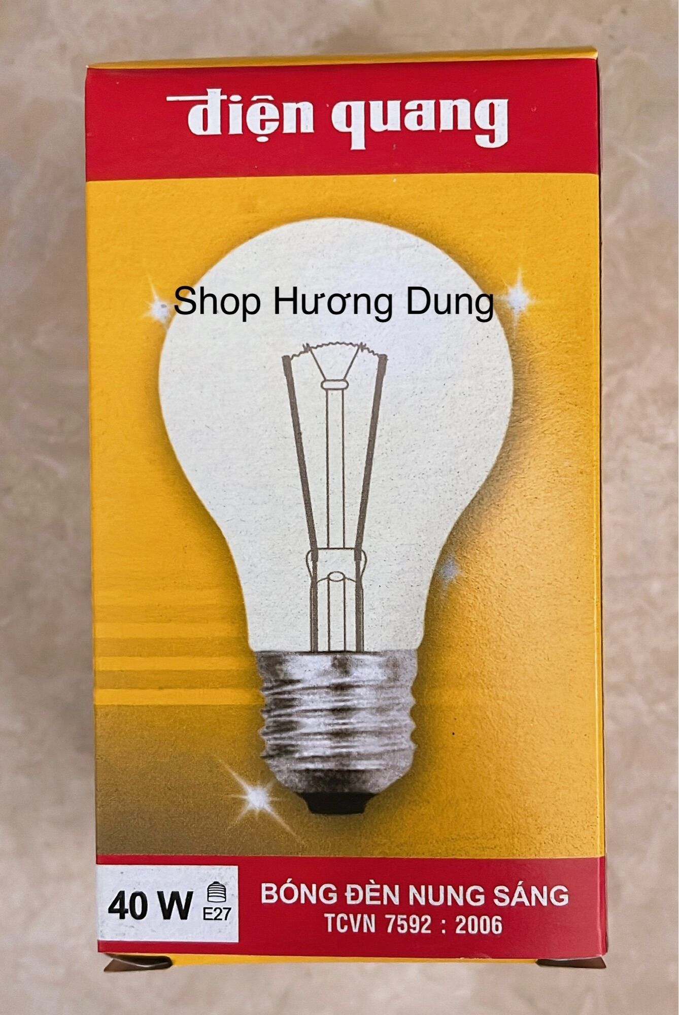 Bóng đèn sợi đốt điện quang 25w , 40w , 60w