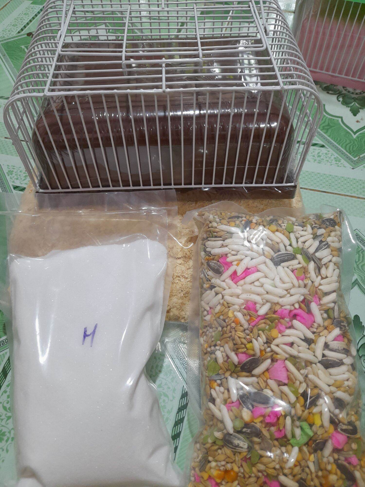 Combo lồng và đồ dùng hamster (thơm)