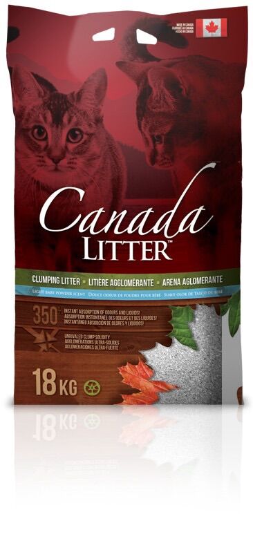 Cát vệ sinh cho mèo Canada Litter bịch 18 KG