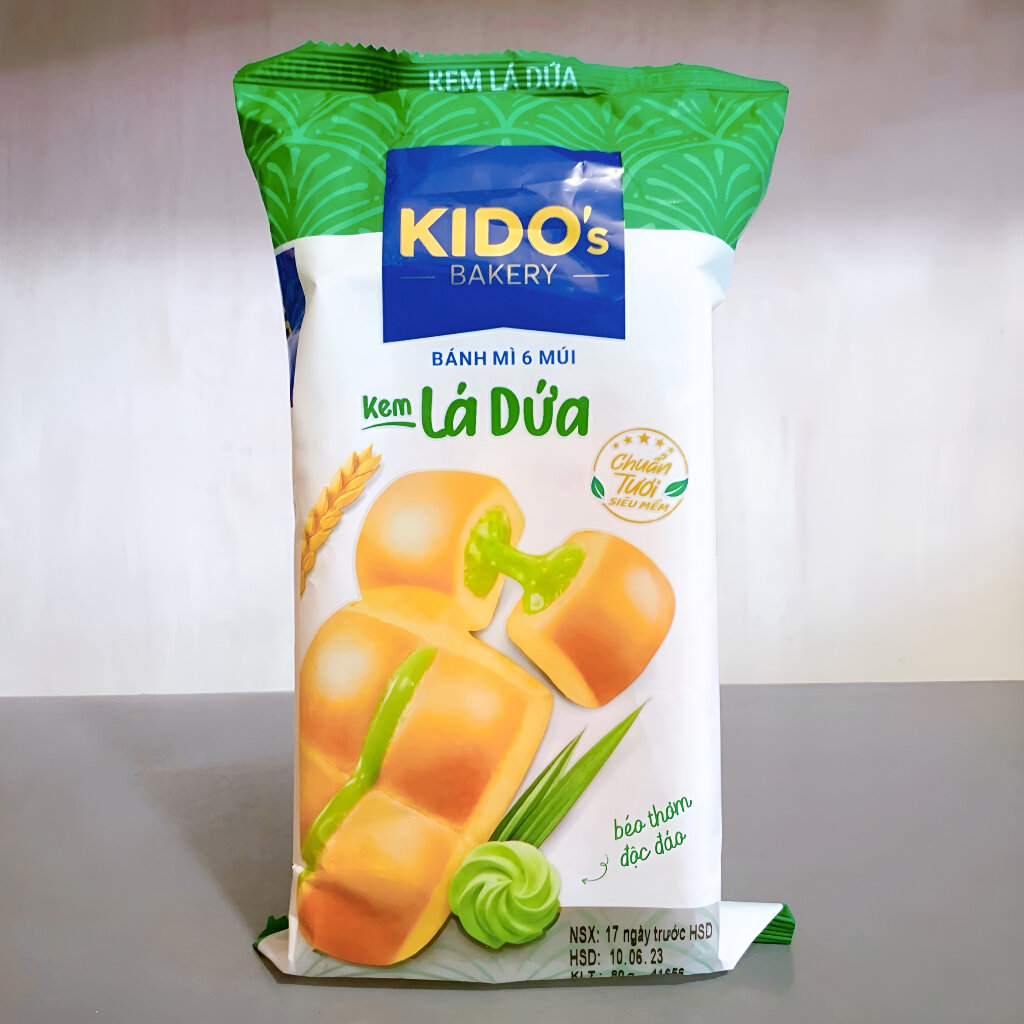 Combo 5 cái Bánh Mì 6 Múi Dứa KIDO (Date mới mỗi ngày)