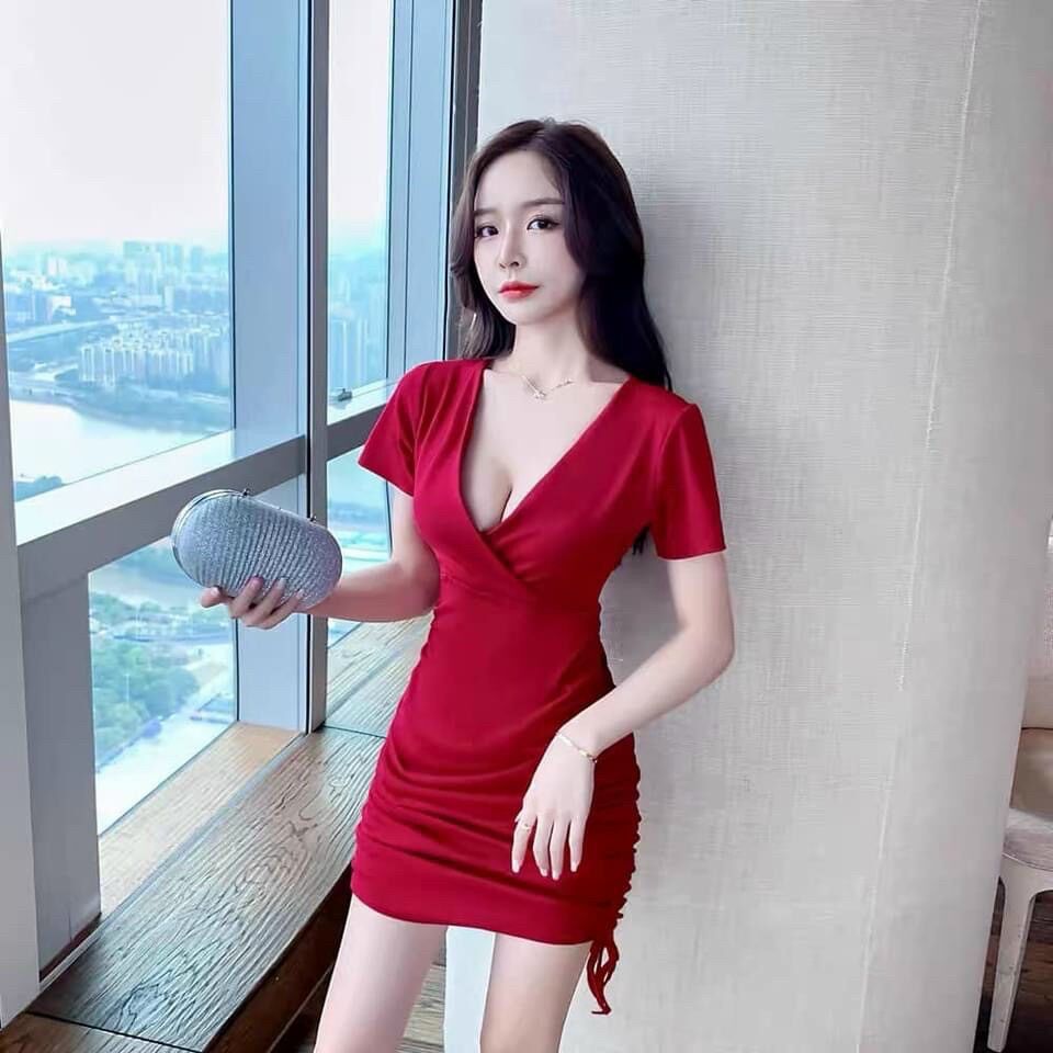 Đầm body rút dây Big size (60-90 ký)