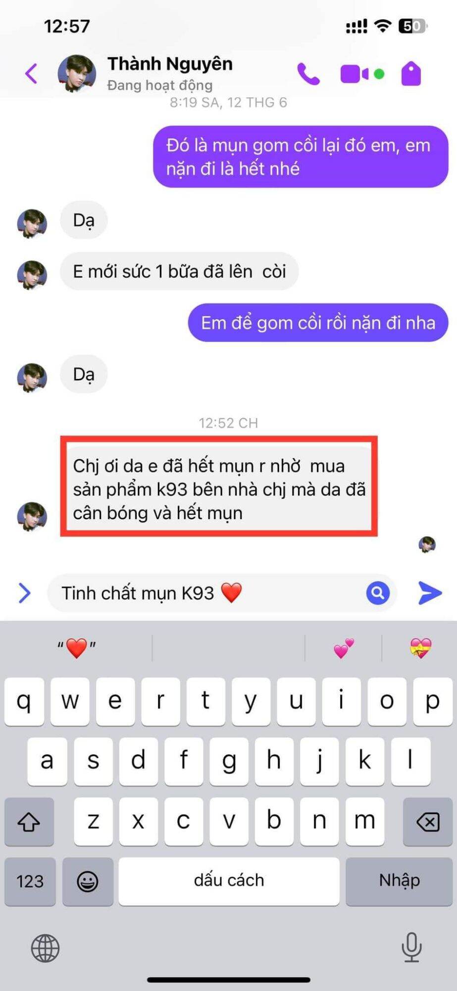 Tinh chất mụn K93