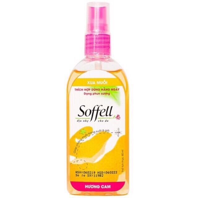Xịt chống muỗi soffell-chai 80ml