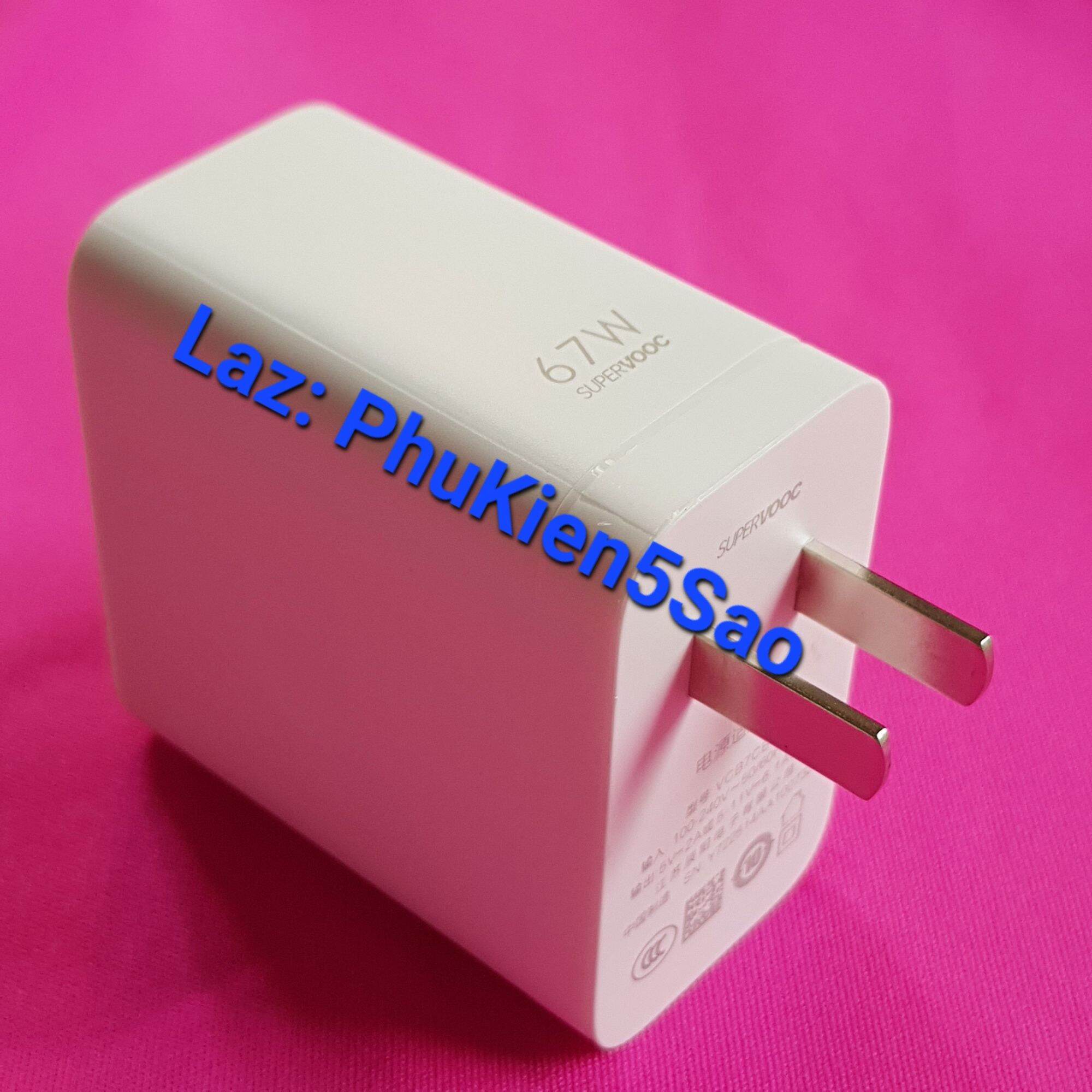CỦ SẠC NHANH 67W [SUPER VOOC] OPPO Reno 11, Reno 11 F, Reno10 5G, Reno9, Reno8 T 5G, A98, A78, K10, Find N3, Tablet OPPO Pad2... NEW SEAL.