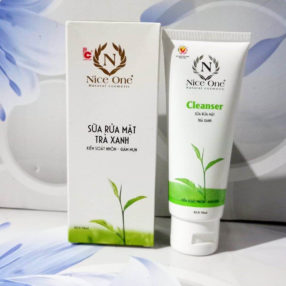 Sữa rửa mặt trà xanh kiểm soát nhờn giảm mụn Nice One Linh Chi