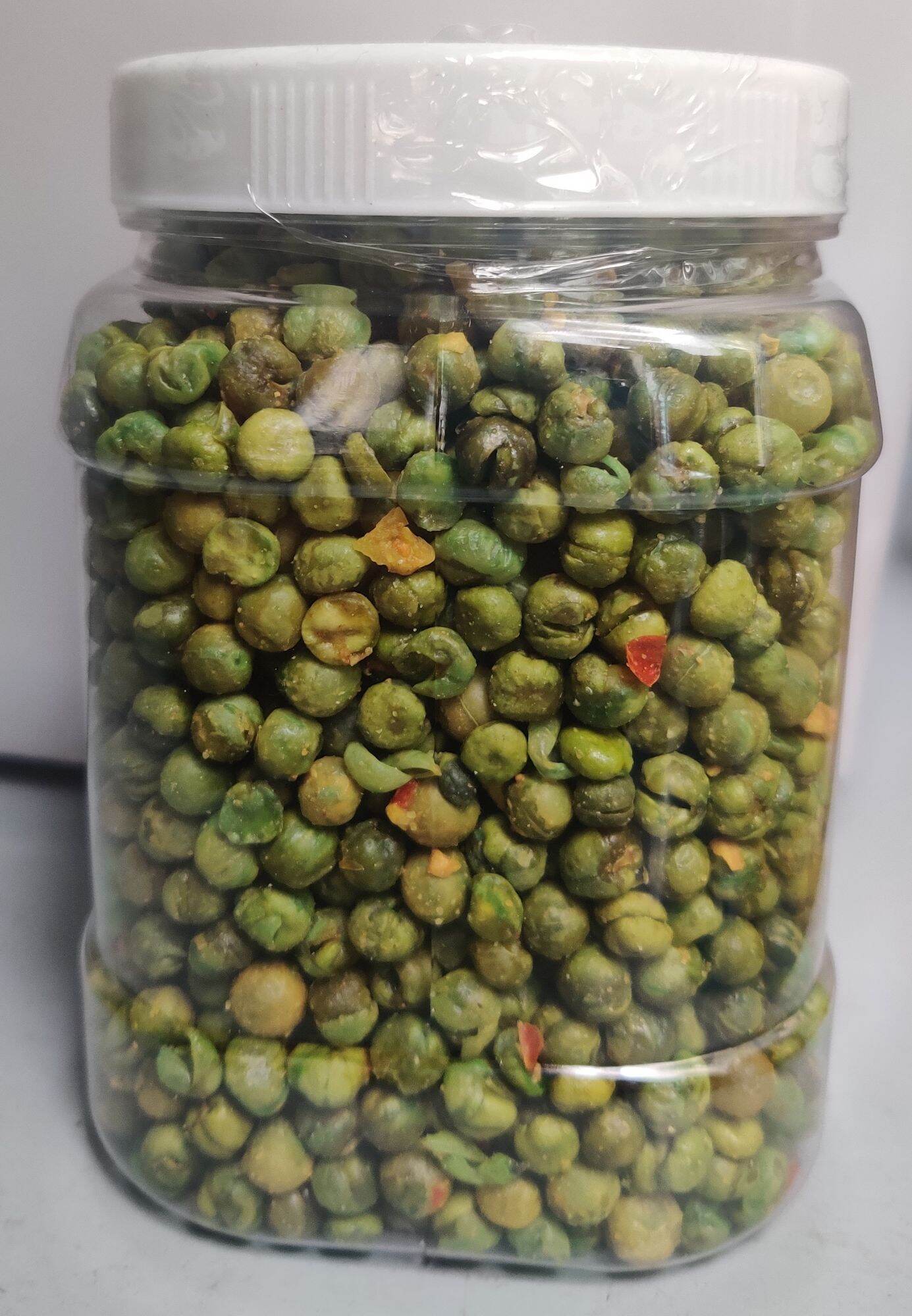 Combo 1kg ( 1 hủ 500gr đậu hòa lan tỏi ớt + 1 hủ 500gr đậu phộng tỏi ớt)