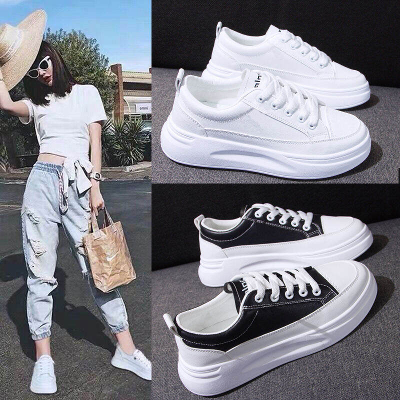 Giày Thể Thao Giày Đế Bằng Đế Dày Thường Ngày Dành Cho Số Ít Người Dễ Phối Phong Cách Hàn Quốc Mùa Xuân Thu Mẫu Mới Năm 2023 Cho Nữ Instagram Sành Điệu