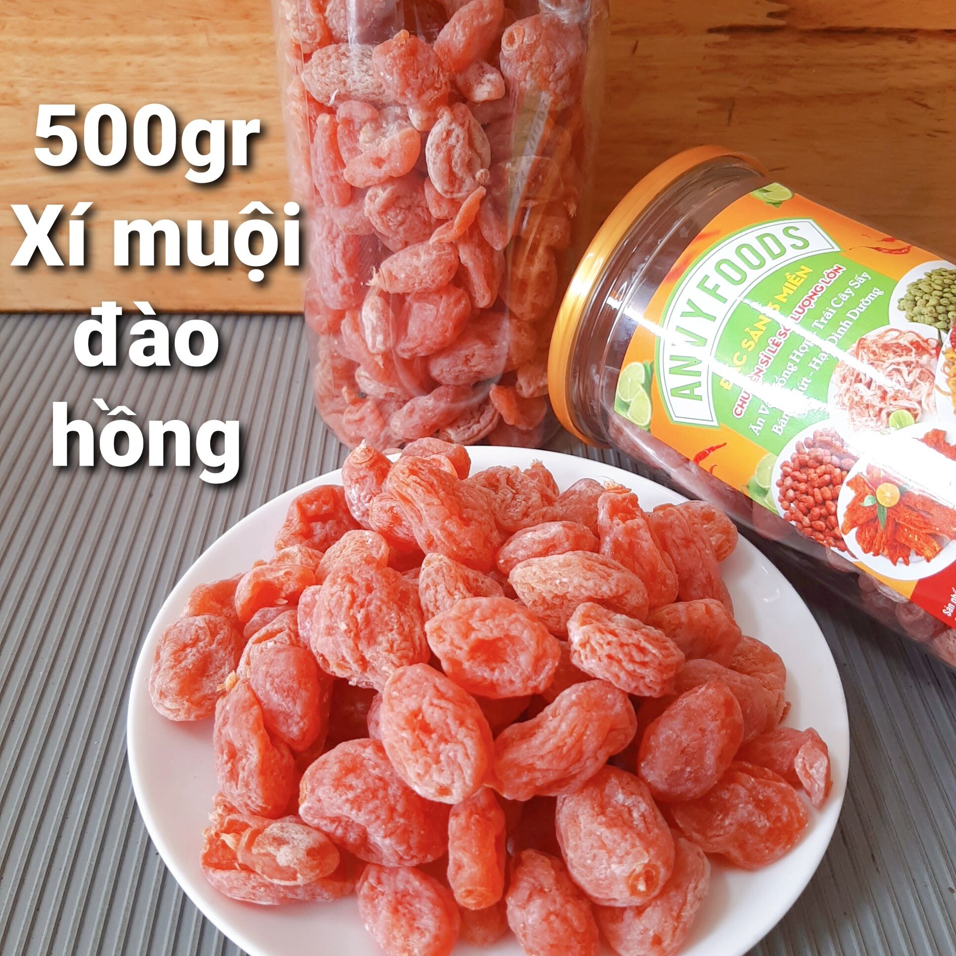 500gr Xí muội hồng phấn chua ngọt