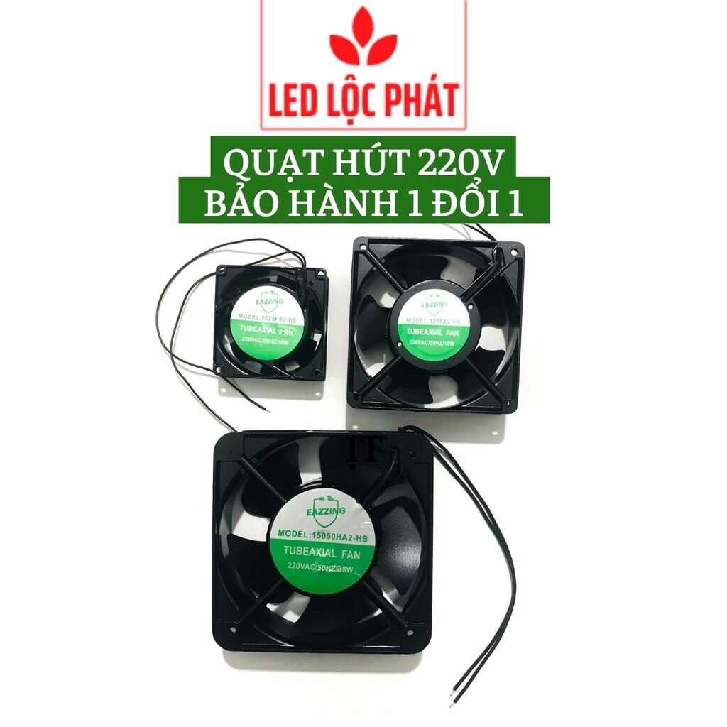 Quạt thông gió hút mùi 220v, quạt hút khói mùi bếp thông gió nhà vệ sinh