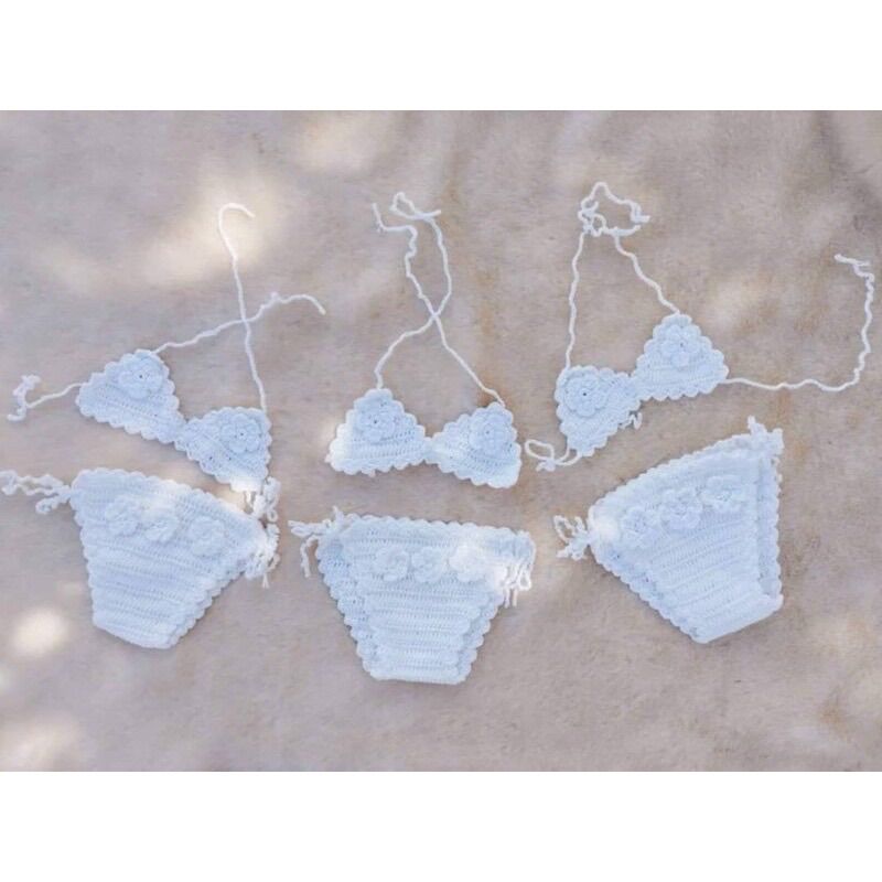 Bikini Handmade đi biển cho bé