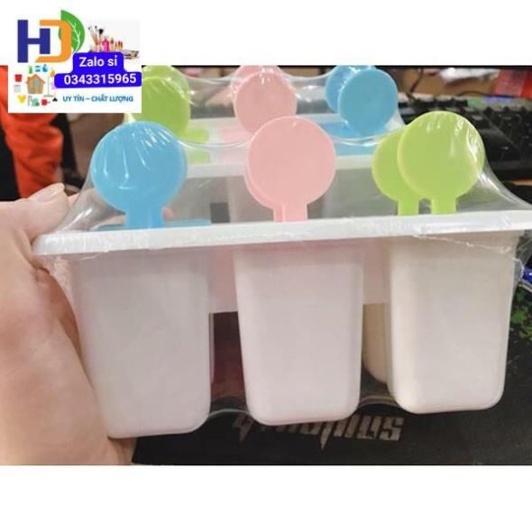 Vỉ 6 khuôn làm kem VIệt Nhật
