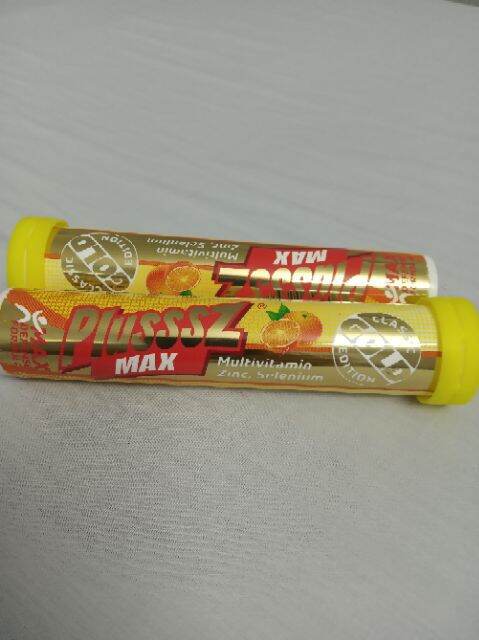 Plusssz Max Multivitamin- Viên sủi bọt hương Cam (Tuýp /20 viên)