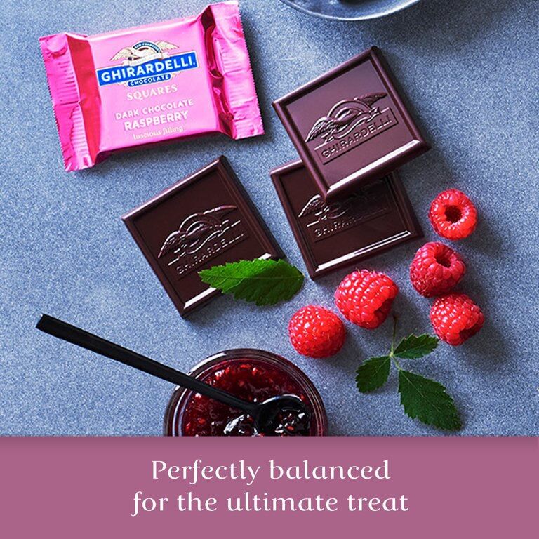 Chocolate cao cấp Ghirardelli vị rápberry,151gr