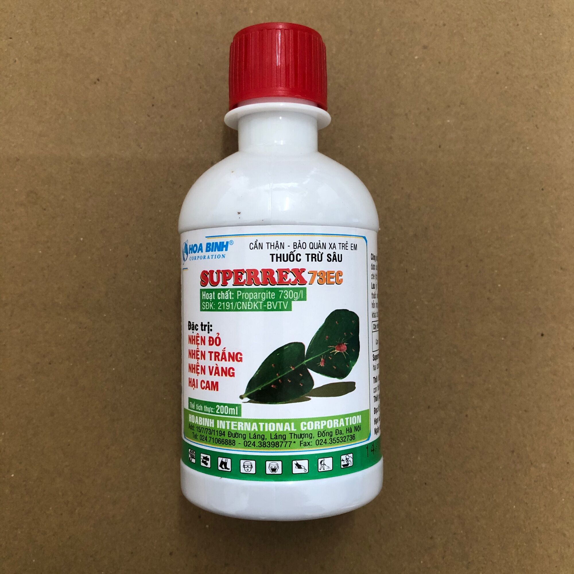 THUỐC TRỪ NHỆN ĐỎ SUPERREX chai 200ml