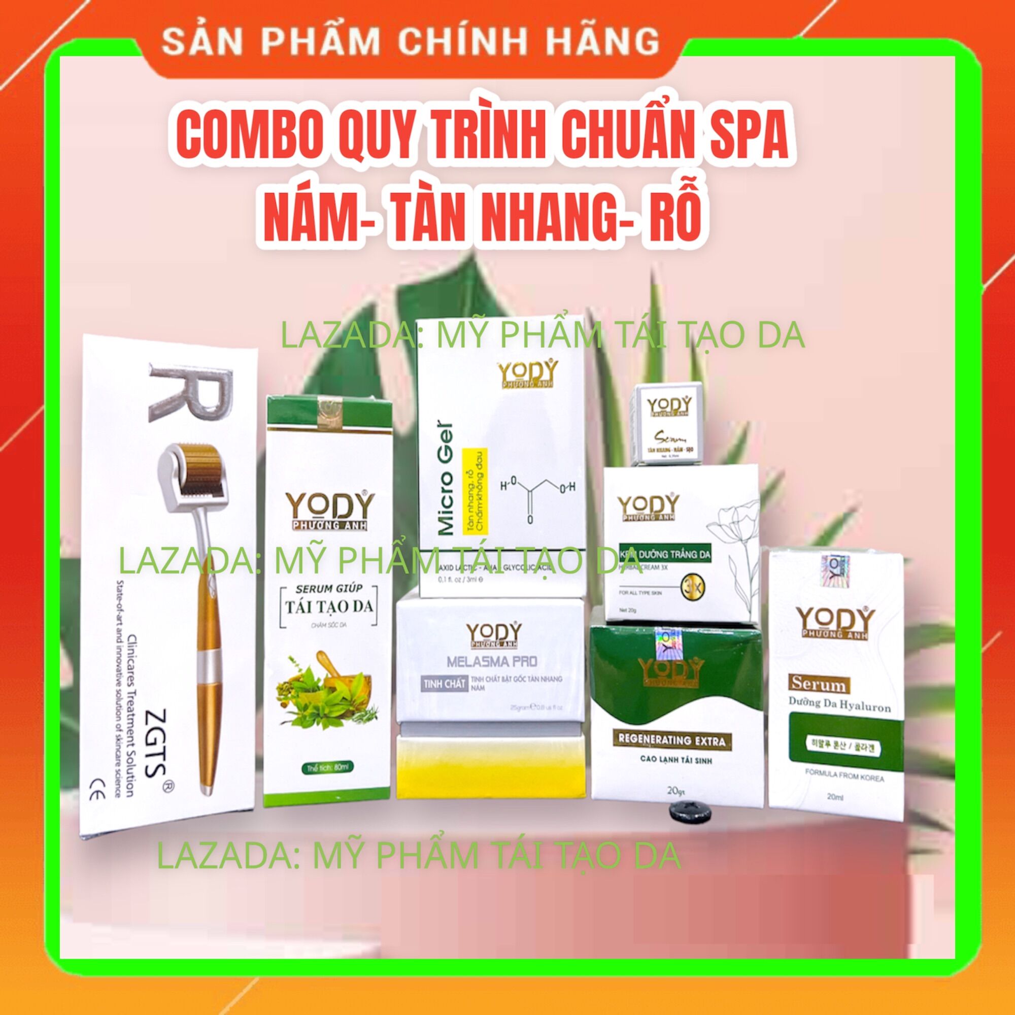 Combo chuyên sâu tái tạo da phương anh