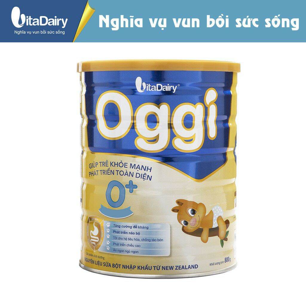 Sữa bột Oggi 0+ lon 800g