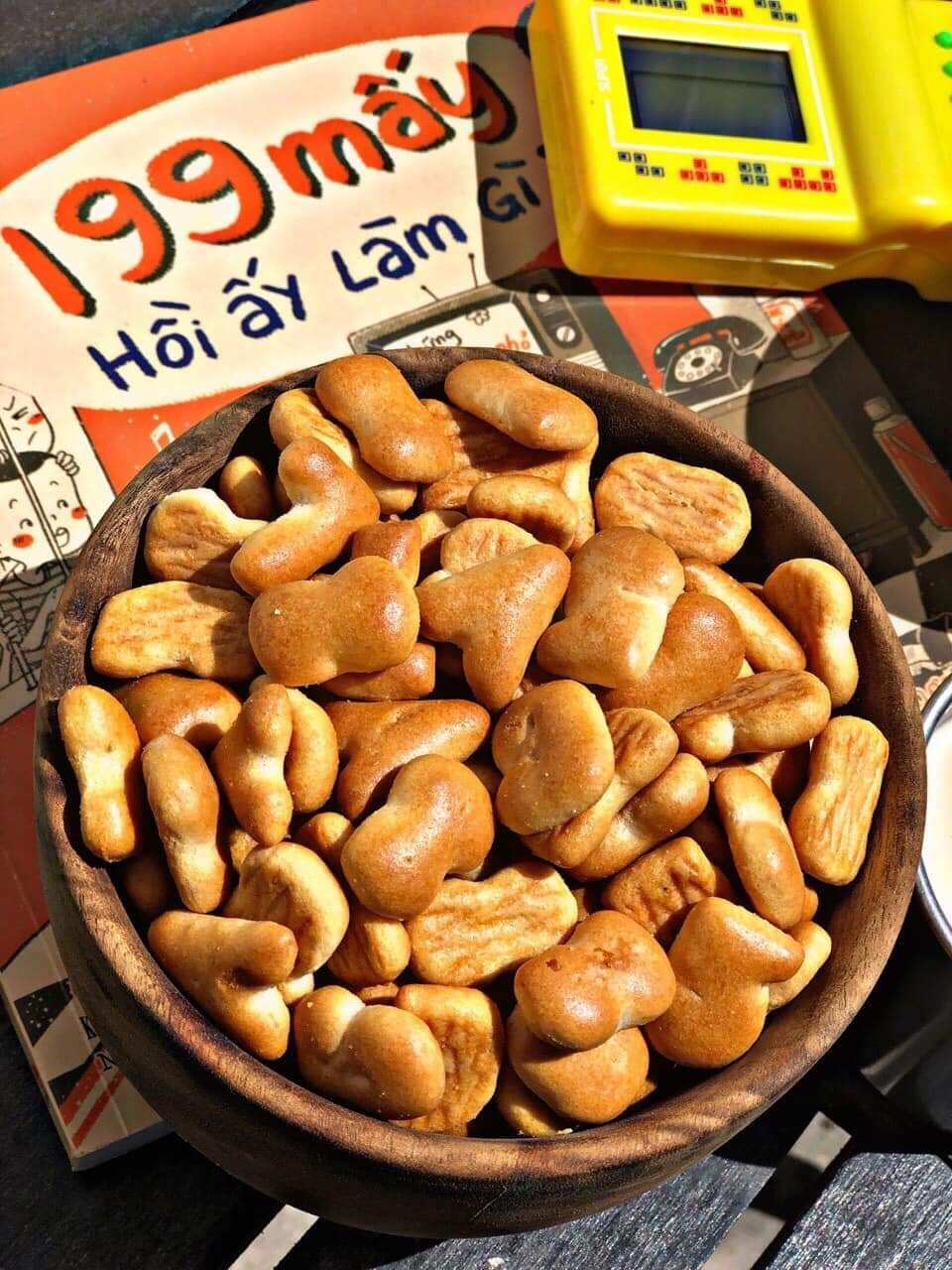 Bánh chữ cái abc 500g ( Bánh quy mặn chữ cái tuổi thơ)