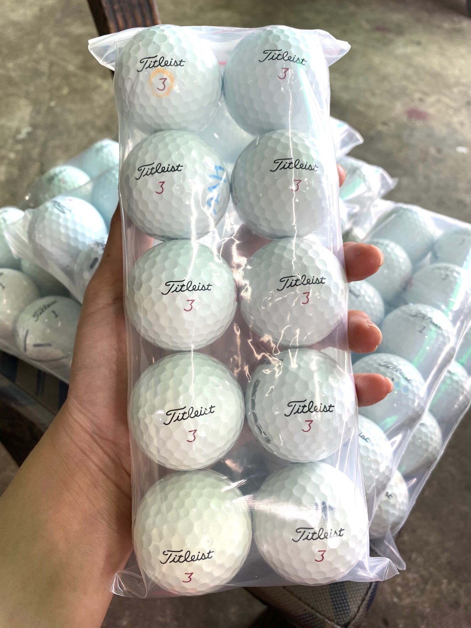 Bóng golf titleist pro_v1  pro_v1x chính hãng (Combo 10 quả)