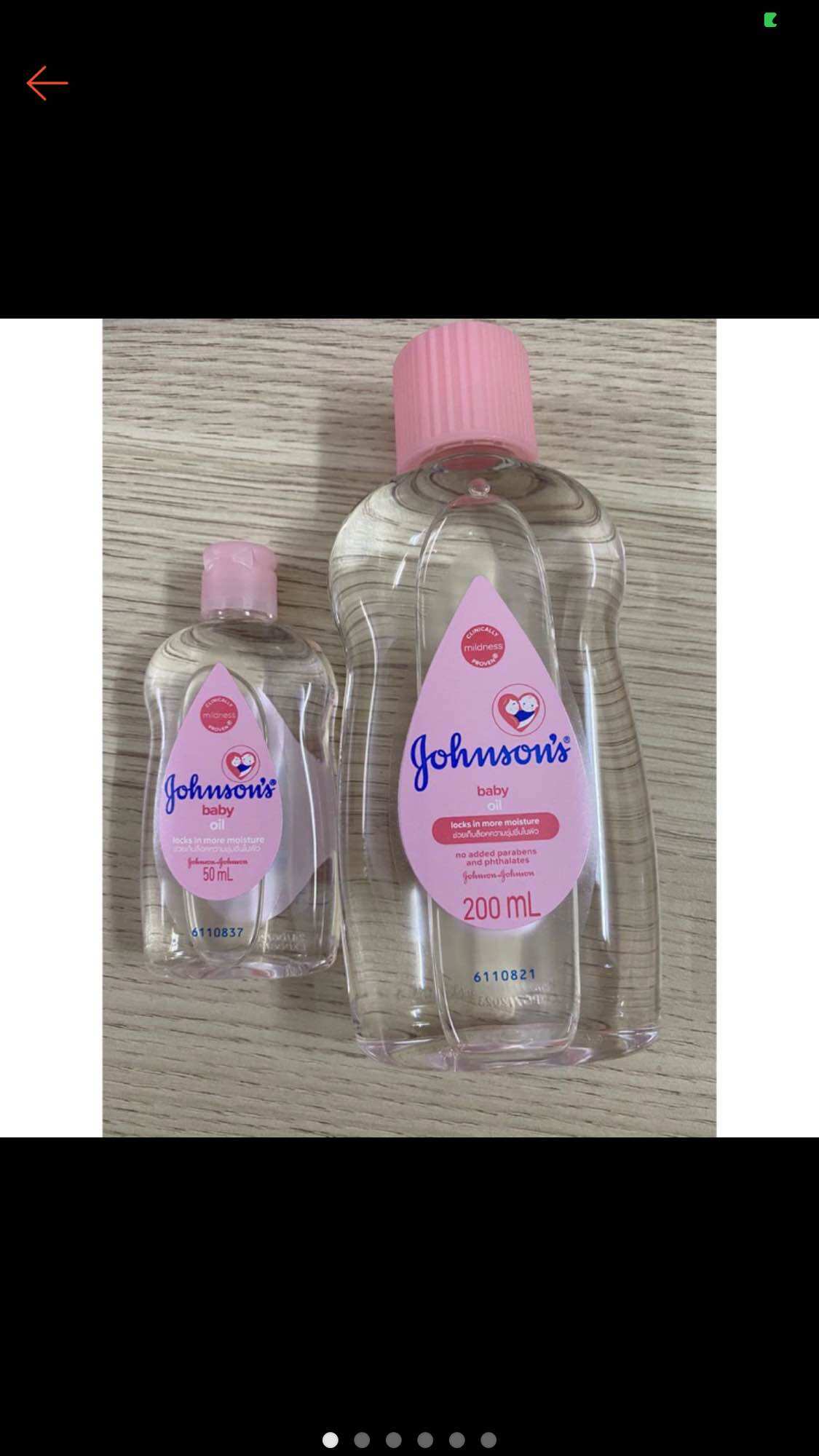 Dầu masage giữ ẩm Jonhson's Baby oil 50ml và 200ml Hàng Cty Johnson&Johnson