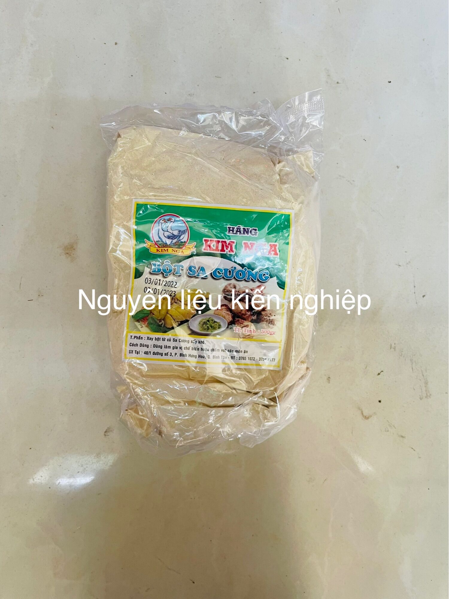 Bột Sa Cương Đặc Biệt gói 500gram hiệu Kim Nga
