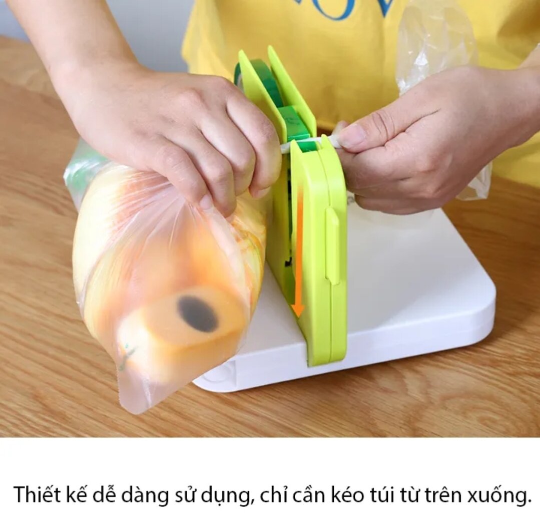 MÁY BUỘC TÚI NILON- BĂNG DÍNH
DÁN MIẾNG TŮI NILON
