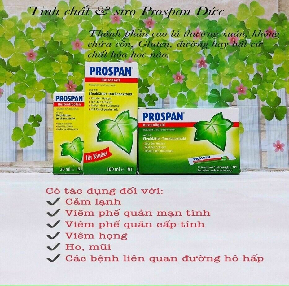 Siro ho Prospan Đức 100ml