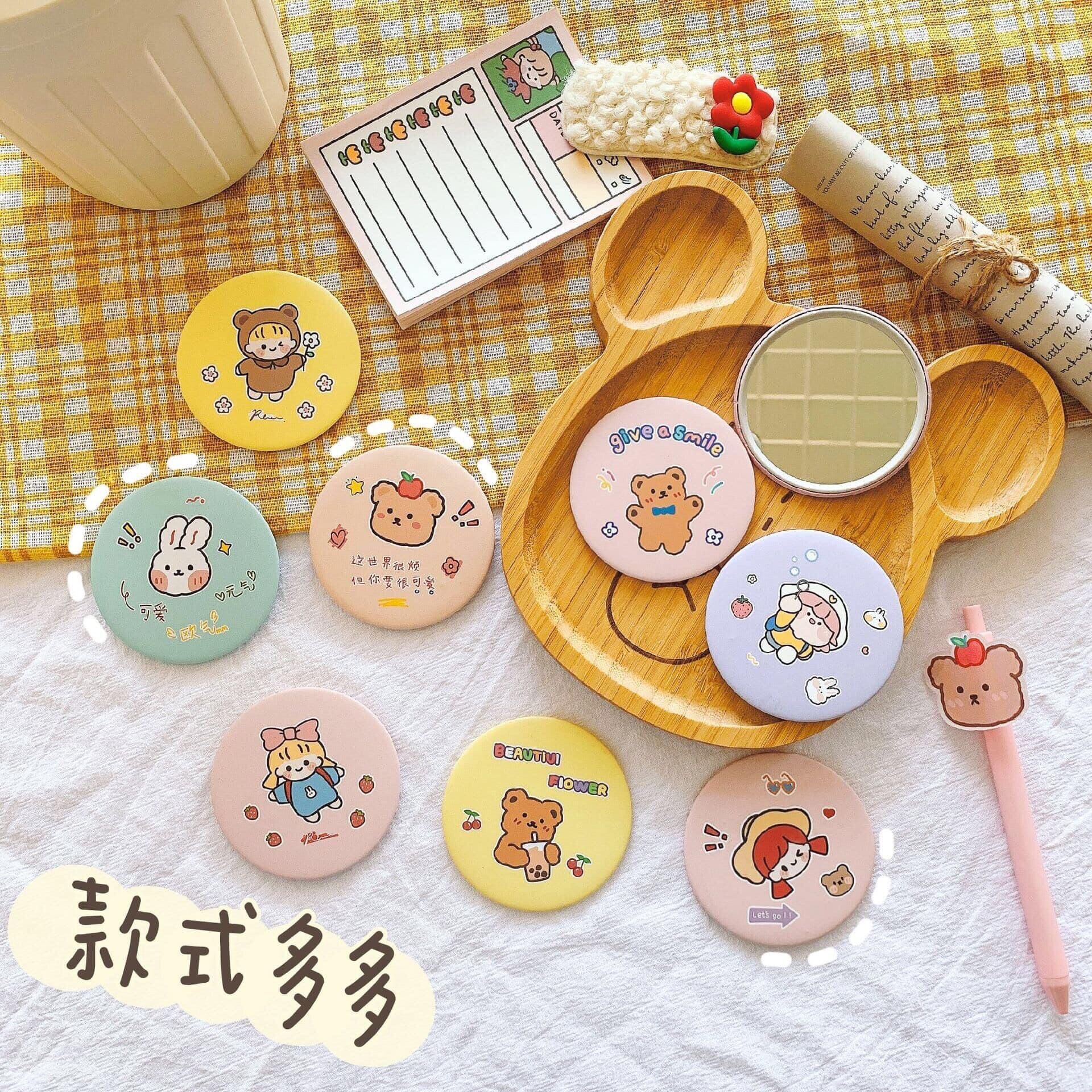 Gương trang điểm mini Hàn Quốc
