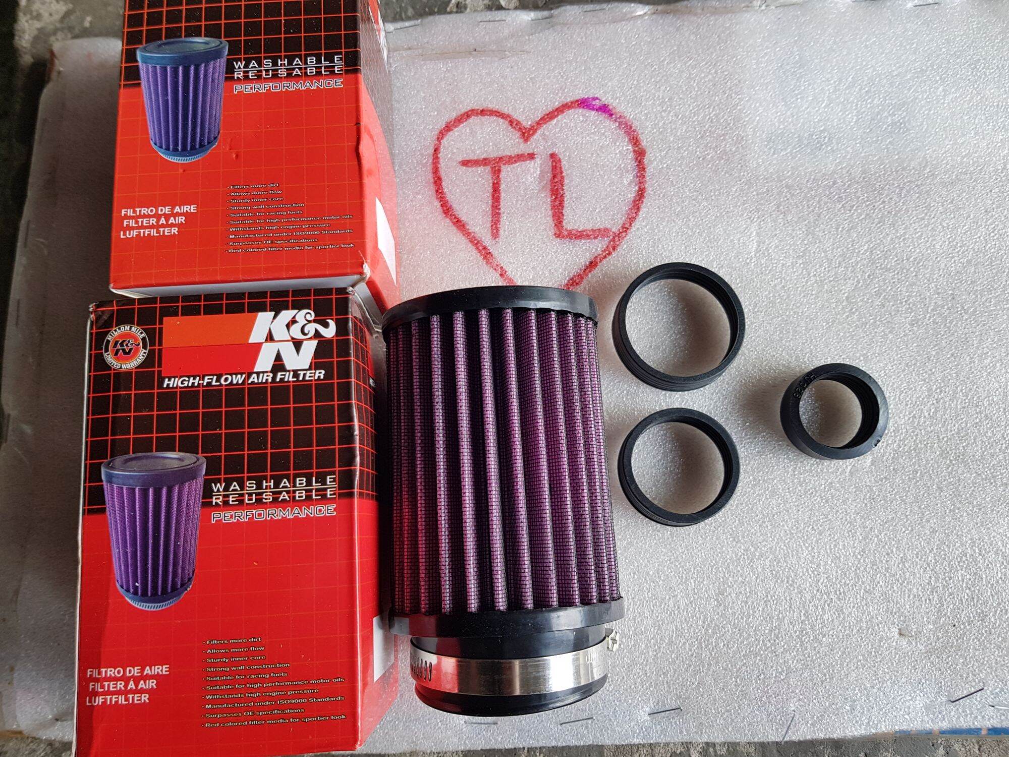 Pô e tăng tốc K&N đa năng