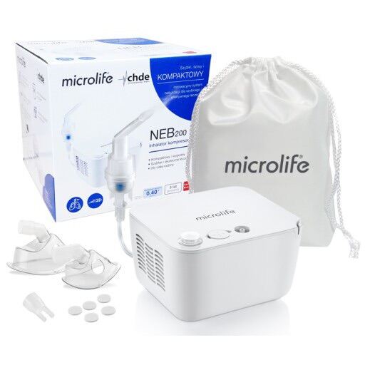 Máy xông khí dung Microlife NEB200 hỗ trợ các bệnh viêm mũi, viêm xoang