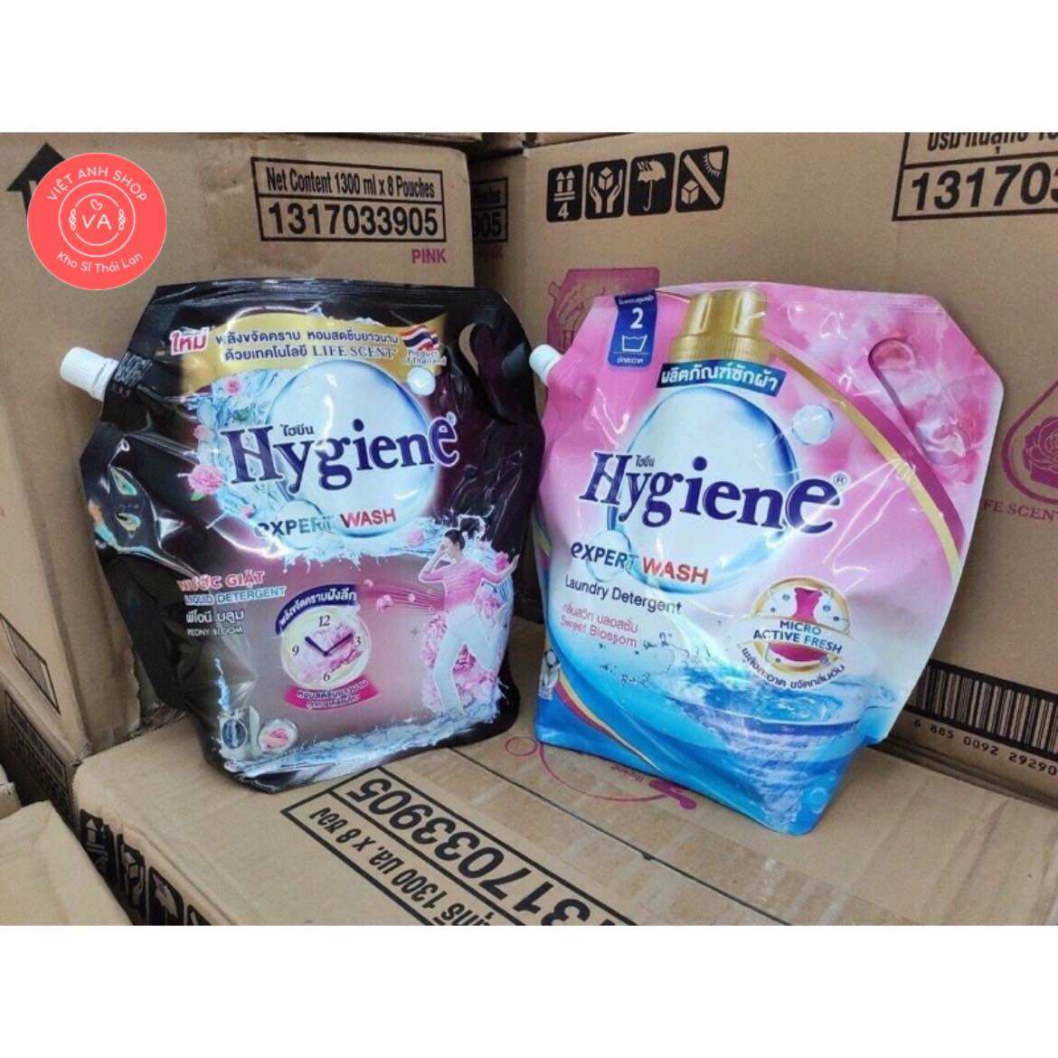 NƯỚC GIẶT HYGIENE ĐẬM ĐẶC 1800ml/TÚI