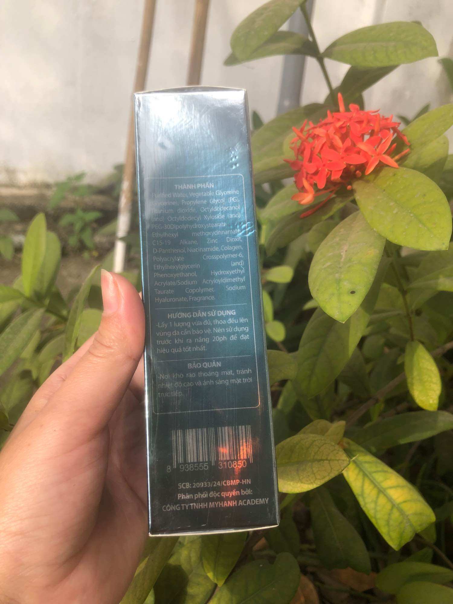 (TẶNG NƯỚC HOA MH) kem chống nắng makeup MH Beauty Spa